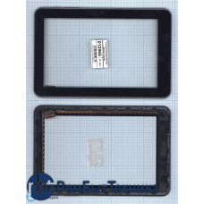 Сенсорное стекло (тачскрин) Prestigio Multipad PMT5587 черный с рамкой