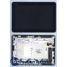 Модуль (Матрица, экран, дисплей + тачскрин) Asus MeMO Pad 10 (ME102A) черный с рамкой