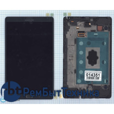 Модуль (Матрица, экран, дисплей+тачскрин) Samsung Galaxy Tab S 8.4 SM-T705 4G серый с рамкой
