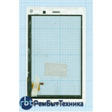 Сенсорное стекло (тачскрин) 070367-01A-V1 белый VER.2  с рамкой