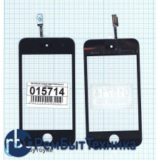 Сенсорное стекло (тачскрин) Apple iPod touch 4 черный Сенсорное стекло (тачскрин) Apple iPod touch 4 черный