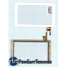 Сенсорное стекло (тачскрин) TOPSUN C0020 A1 белое