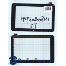 Сенсорное стекло (тачскрин) Prestigio Multipad PMT5587 черное