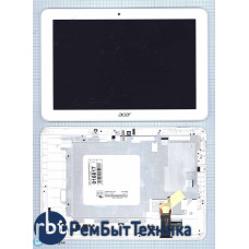 Модуль (Матрица, экран, дисплей + тачскрин) Acer Iconia Tab A3-A20 белый с рамкой