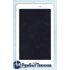 Модуль (Матрица, экран, дисплей + тачскрин) Acer Iconia A1-850 белый с рамкой