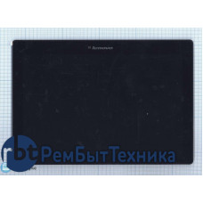 Модуль (Матрица, экран, дисплей + тачскрин) Lenovo Tab 2 A10-70 черный c рамкой
