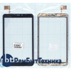 Сенсорное стекло (тачскрин) Prestigio MultiPad PMT3408 ZYD080-64V02 черное