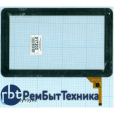 Сенсорное стекло (тачскрин) 198-3FPC(CS-3860) черное