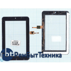 Сенсорное стекло (тачскрин) AD-C-700291-CC(LOCA)-RG черный
