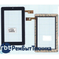 Сенсорное стекло (тачскрин) TPC0069 VER5.0 (188х114) черный