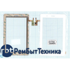 Сенсорное стекло (тачскрин) TP070216(717)-01 белое