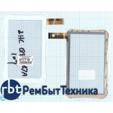 Сенсорное стекло (тачскрин) ZHC-Q8-057A белое