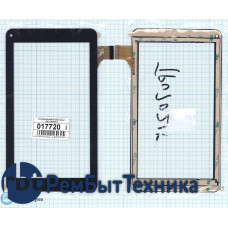 Сенсорное стекло (тачскрин) FPC-TP070215 черное