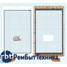 Сенсорное стекло (тачскрин) XCL-S80001A-FPC2.0 (208*126 mm) белое