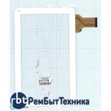 Сенсорное стекло (тачскрин) XC-PG1010-005FPC (257x159mm) белое