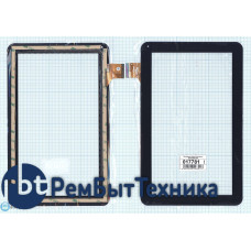 Сенсорное стекло (тачскрин) DPT 300-N48268-A00 (160x258mm) черное