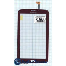 Сенсорное стекло (тачскрин) Samsung Galaxy Tab 3 7.0 SM-T211 красное