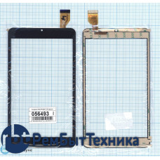 Сенсорное стекло (тачскрин) HSCTP-824-7-v0 черное