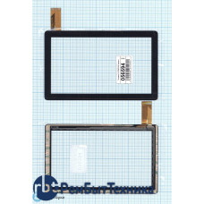 Сенсорное стекло (тачскрин) YL-CG003-03A черное