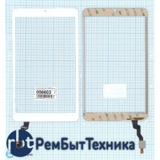 Сенсорное стекло (тачскрин) Alcatel OneTouch Pixi 3 8 9005X белое