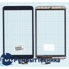 Сенсорное стекло (тачскрин) Alcatel One Touch P320X POP 8 черное Сенсорное стекло (тачскрин) Alcatel One Touch P320X POP 8 черное