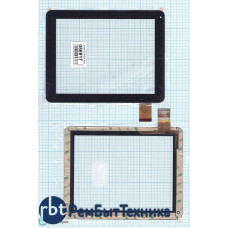 Сенсорное стекло (тачскрин) CTP195-080-A черное