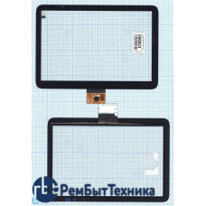Сенсорное стекло (тачскрин) FPC101-0708A черное