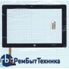 Сенсорное стекло (тачскрин) FPCA-10A02-V03 черное