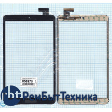 Сенсорное стекло (тачскрин) FPC-FC90J076-02 черное