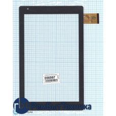 Сенсорное стекло (тачскрин) HXD-1076-V2.0 черное