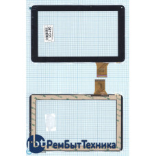 Сенсорное стекло (тачскрин) SLC09001BE0B черное