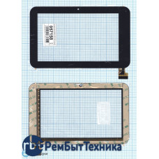 Сенсорное стекло (тачскрин) ZCC-2265V2 HD13-549 черное
