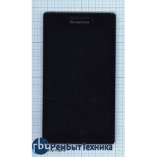 Модуль (Матрица, экран, дисплей + тачскрин) Lenovo Tab 2 A7-10 черный с рамкой черный