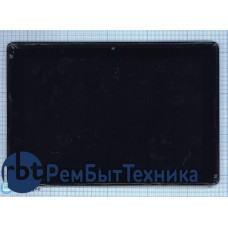 Модуль (Матрица, экран, дисплей + тачскрин) Lenovo IdeaTab A7600 с рамкой черный