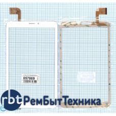 Сенсорное стекло (тачскрин) FPC-FC80J196-00 белое