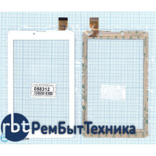 Сенсорное стекло (тачскрин) QCY-070170-FPC-V0 белое