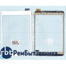 Сенсорное стекло (тачскрин) ZHC-0395A белое