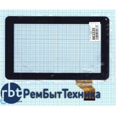 Сенсорное стекло (тачскрин)  DHS JD-FPC-090-09 FHX черное
