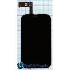 Модуль (Матрица, экран, дисплей + тачскрин) HTC Desire V T328W черный Модуль (Матрица, экран, дисплей + тачскрин) HTC Desire V T328W черный