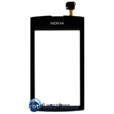 Сенсорное стекло (тачскрин) Nokia Asha 305 306 черное Сенсорное стекло (тачскрин) Nokia Asha 305 306 черное