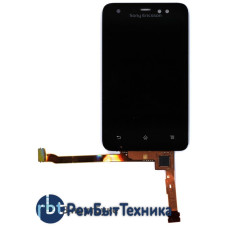 Модуль (Матрица, экран, дисплей + тачскрин) Sony Ericsson Xperia Active ST17i черный Модуль (Матрица, экран, дисплей + тачскрин) Sony Ericsson Xperia Active ST17i черный