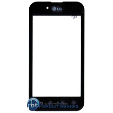Сенсорное стекло (тачскрин) LG Optimus Black P970 черное Сенсорное стекло (тачскрин) LG Optimus Black P970 черное