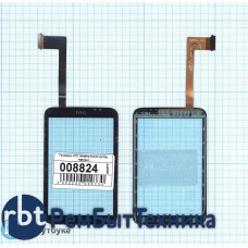 Сенсорное стекло (тачскрин) HTC Wildfire S G13 A510e черное