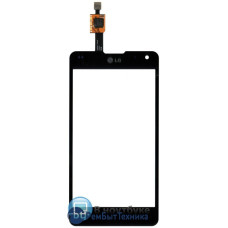 Сенсорное стекло (тачскрин) LG Optimus G LS970 E971 E973 E975 E976 E977 F180 черный