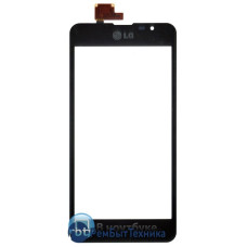 Сенсорное стекло (тачскрин) LG Optimus F5  P875 черный