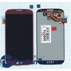 Модуль (Матрица, экран, дисплей + тачскрин) Samsung Galaxy S4 I9500 red красный