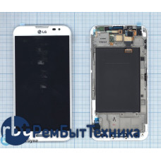 Модуль (Матрица, экран, дисплей + тачскрин) LG OPTIMUS G PRO E980 E985 F240L/K/S с рамкой белый
