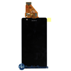 Модуль (Матрица, экран, дисплей + тачскрин) Sony Xperia ZR черный
