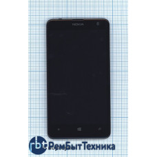 Модуль (Матрица, экран, дисплей+тачскрин) Nokia Lumia 625 (с рамкой) черный Модуль (Матрица, экран, дисплей+тачскрин) Nokia Lumia 625 (с рамкой) черный