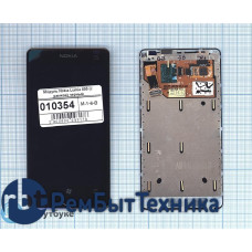 Модуль (Матрица, экран, дисплей+тачскрин) Nokia Lumia 800 (с рамкой) черный Модуль (Матрица, экран, дисплей+тачскрин) Nokia Lumia 800 (с рамкой) черный